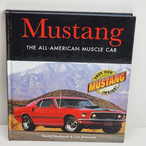 Mustang the All American Muscle Car (by Dzierzak & Newhardt) Hardcover Book - Picture 1 of 6
